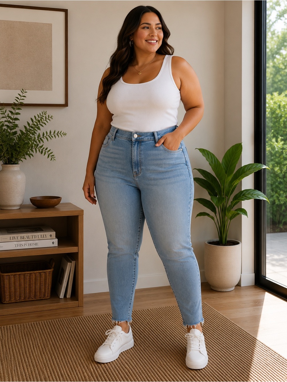 Kensie The Ultimate High Rise Skinny Jean in Light Blue